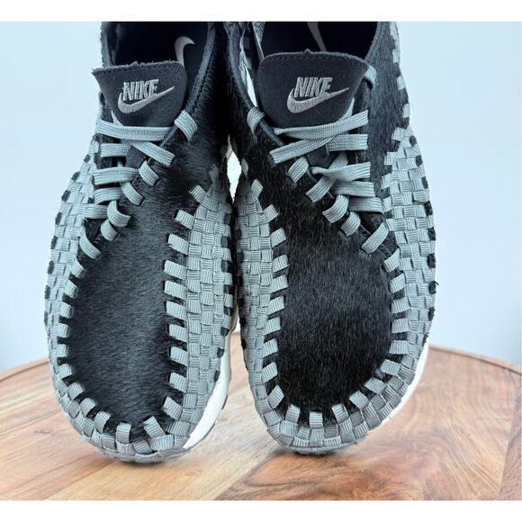 Nike Air Footscape Woven Black Smoke Grey Women's Size 8 FB1959-001 NEW - Picture 7 of 10